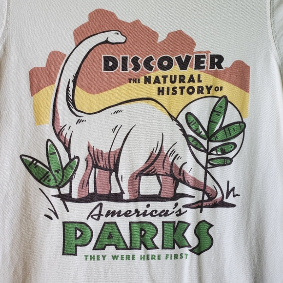 The Landmark Project Natural History Dinosaur Unisex Shirt XS - Picture 3 of 6